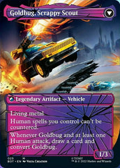 Goldbug, Humanity's Ally // Goldbug, Scrappy Scout (Shattered Glass) [Transformers] | I Want That Stuff Brandon