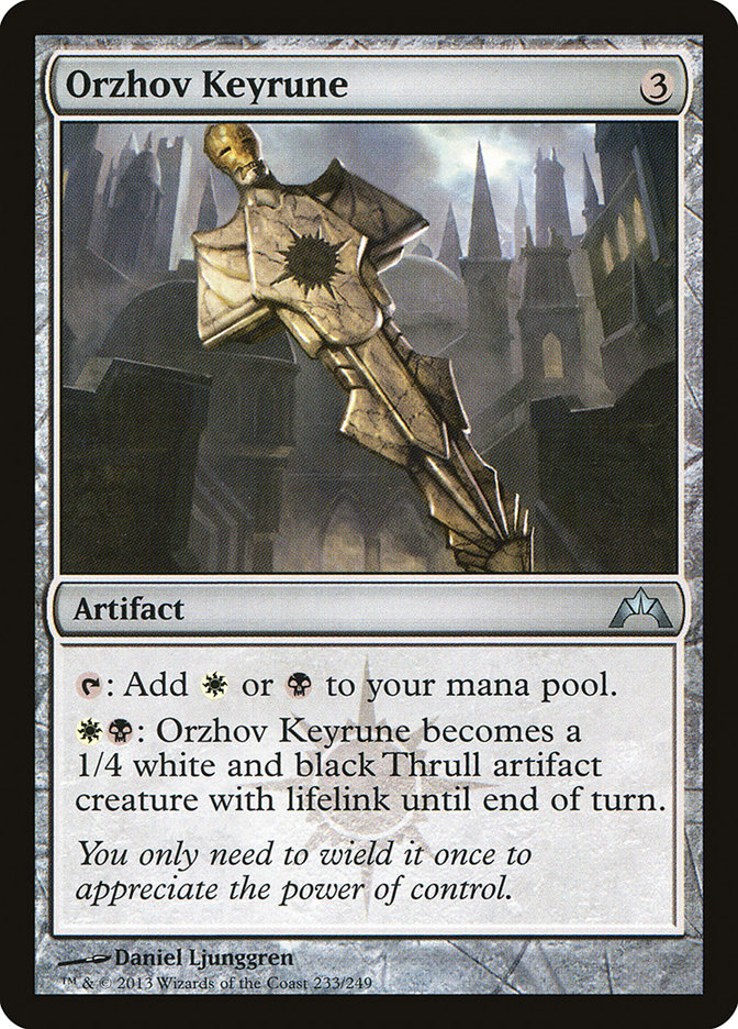 Orzhov Keyrune [Gatecrash] | I Want That Stuff Brandon