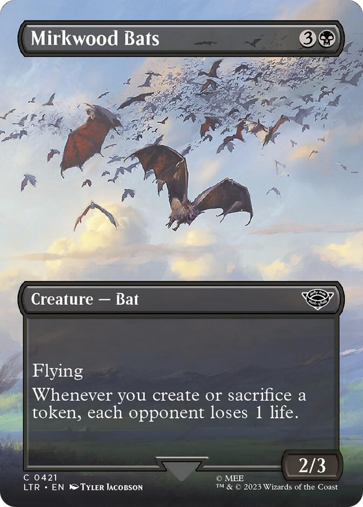 Mirkwood Bats (Borderless Alternate Art) [The Lord of the Rings: Tales of Middle-Earth] | I Want That Stuff Brandon