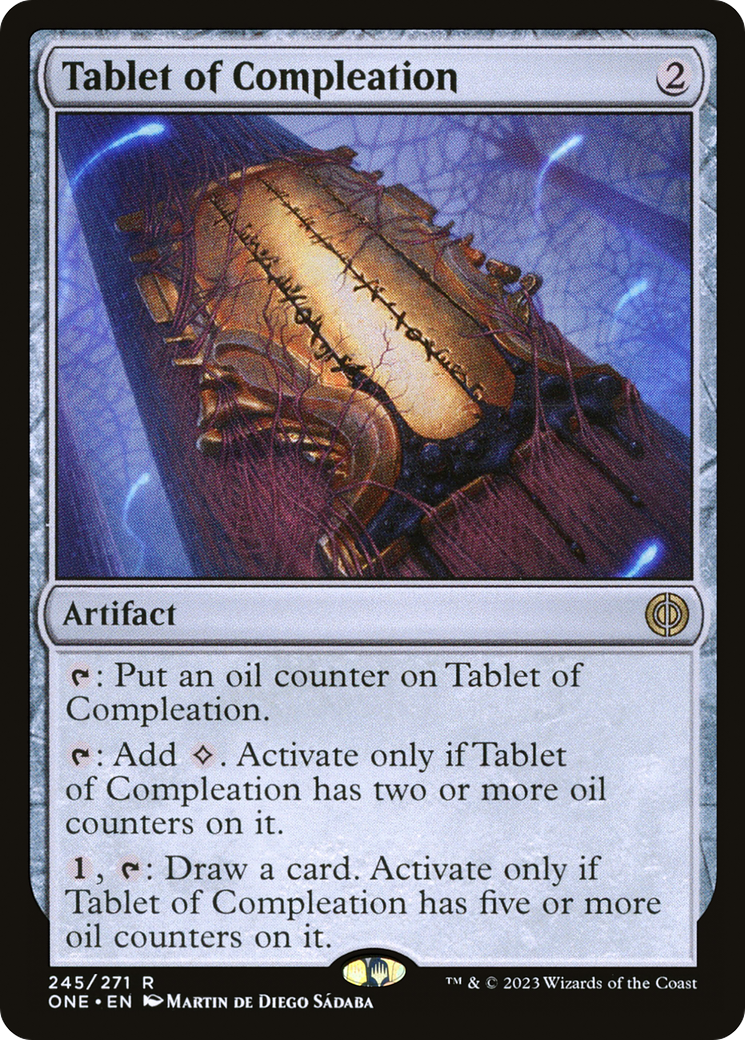 Tablet of Compleation [Phyrexia: All Will Be One] | I Want That Stuff Brandon