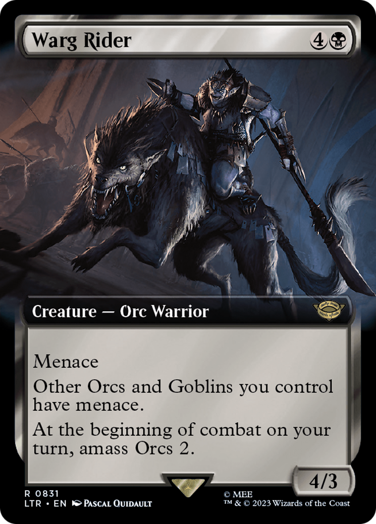 Warg Rider (Extended Art) [The Lord of the Rings: Tales of Middle-Earth] | I Want That Stuff Brandon