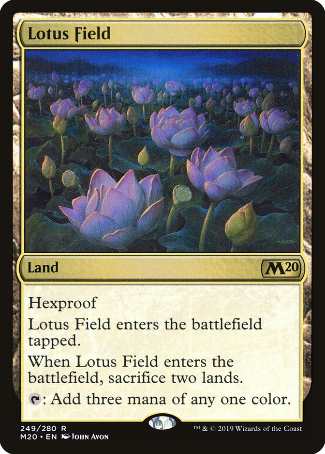 Lotus Field [Core Set 2020] | I Want That Stuff Brandon
