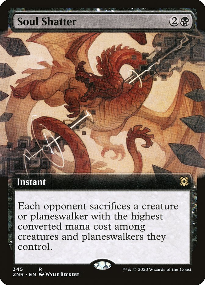 Soul Shatter (Extended Art) [Zendikar Rising] | I Want That Stuff Brandon