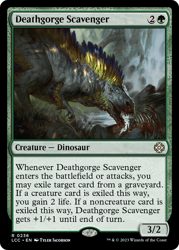 Deathgorge Scavenger [The Lost Caverns of Ixalan Commander] | I Want That Stuff Brandon