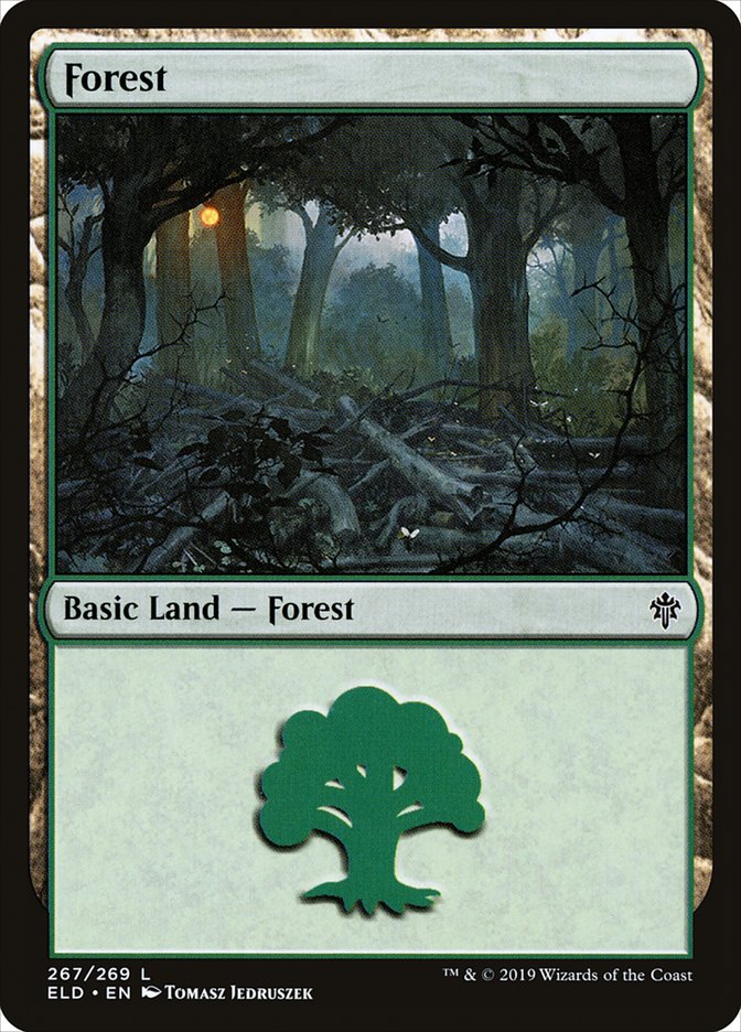 Forest (267) [Throne of Eldraine] | I Want That Stuff Brandon