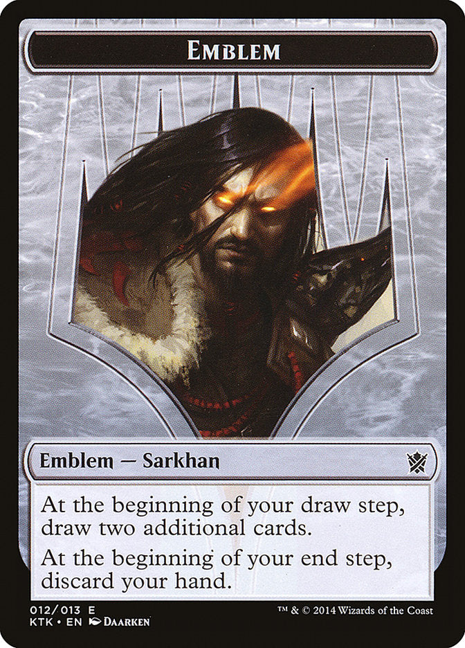 Sarkhan, the Dragonspeaker Emblem [Khans of Tarkir Tokens] | I Want That Stuff Brandon