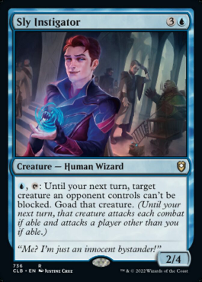 Sly Instigator [Commander Legends: Battle for Baldur's Gate] | I Want That Stuff Brandon