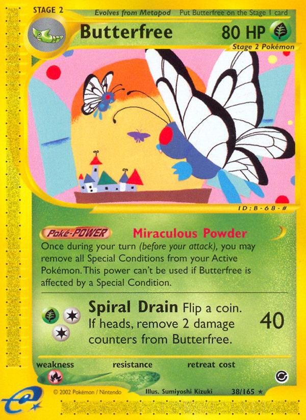 Butterfree (38/165) [Expedition: Base Set] | I Want That Stuff Brandon