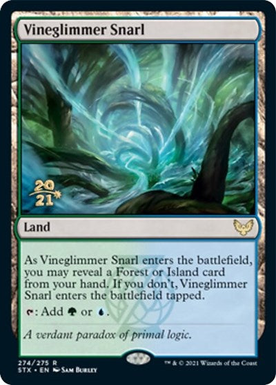 Vineglimmer Snarl [Strixhaven: School of Mages Prerelease Promos] | I Want That Stuff Brandon