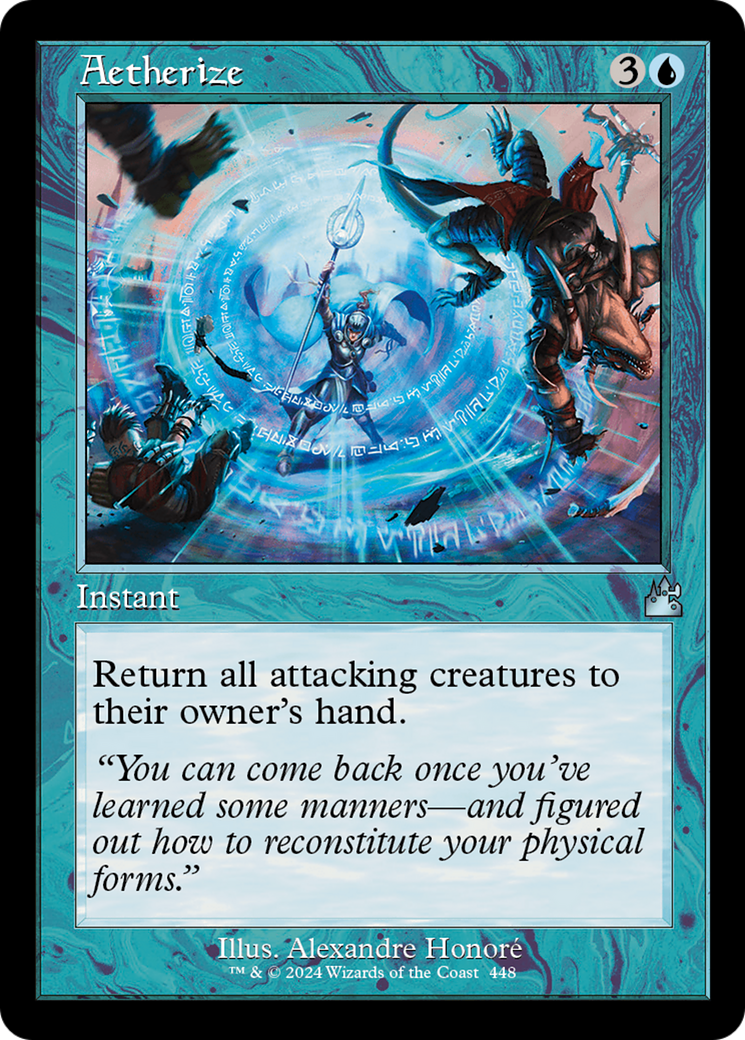 Aetherize (Retro Frame) [Ravnica Remastered] | I Want That Stuff Brandon