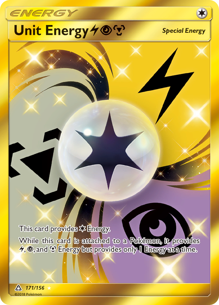 Unit Energy (171/156) (Lightning, Psychic, Metal) [Sun & Moon: Ultra Prism] | I Want That Stuff Brandon