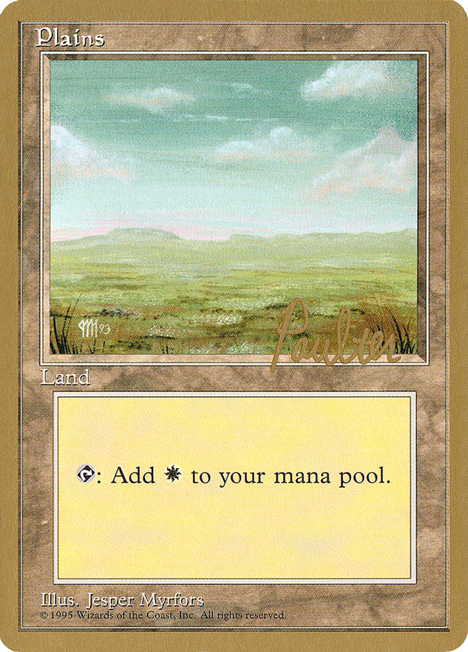 Plains (pp364) (Preston Poulter) [Pro Tour Collector Set] | I Want That Stuff Brandon