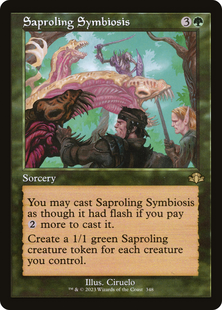 Saproling Symbiosis (Retro) [Dominaria Remastered] | I Want That Stuff Brandon