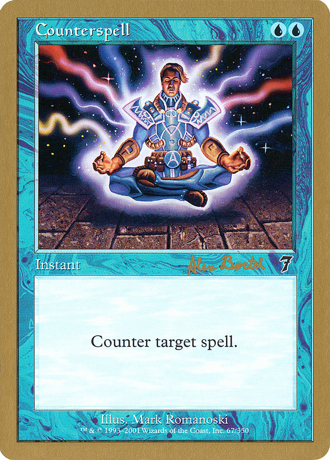 Counterspell (Alex Borteh) (7ED) [World Championship Decks 2001] | I Want That Stuff Brandon