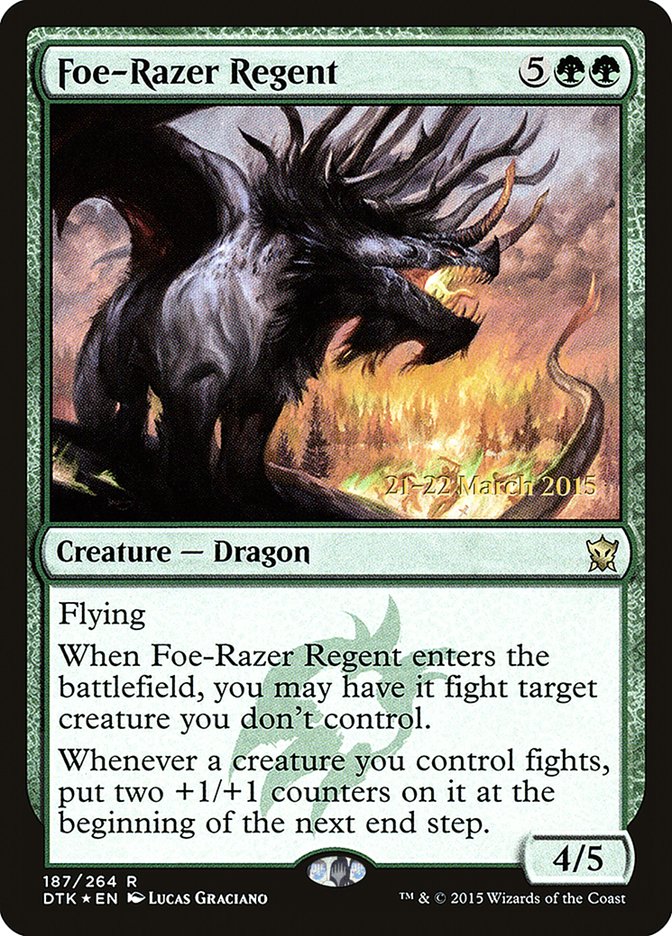 Foe-Razer Regent [Dragons of Tarkir Prerelease Promos] | I Want That Stuff Brandon