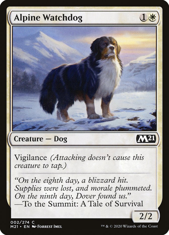 Alpine Watchdog [Core Set 2021] | I Want That Stuff Brandon