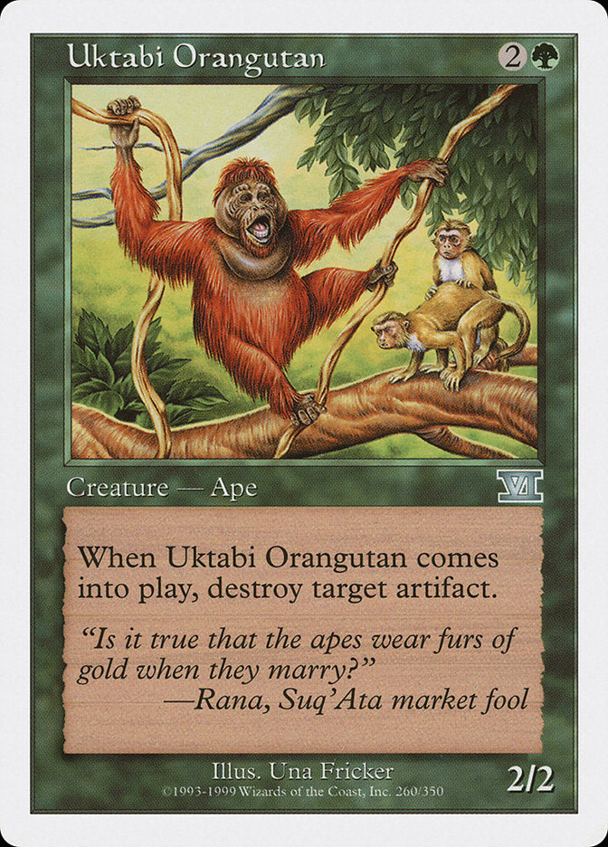 Uktabi Orangutan [Classic Sixth Edition] | I Want That Stuff Brandon