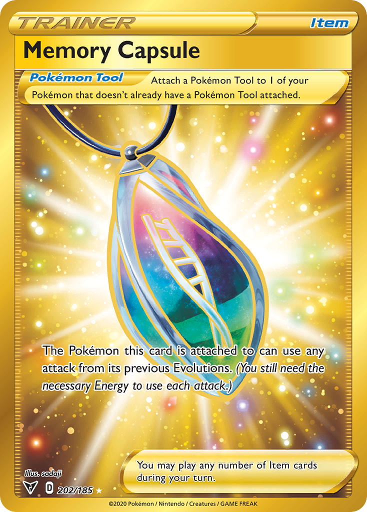 Memory Capsule (202/185) [Sword & Shield: Vivid Voltage] | I Want That Stuff Brandon