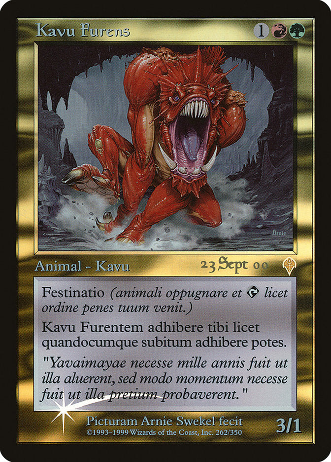Raging Kavu [Invasion Promos] | I Want That Stuff Brandon