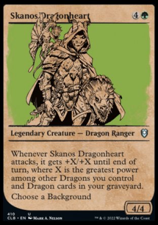 Skanos Dragonheart (Showcase) [Commander Legends: Battle for Baldur's Gate] | I Want That Stuff Brandon