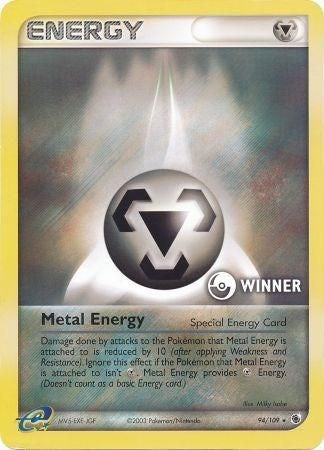 Metal Energy (94/109) (Winner) [EX: Ruby & Sapphire] | I Want That Stuff Brandon
