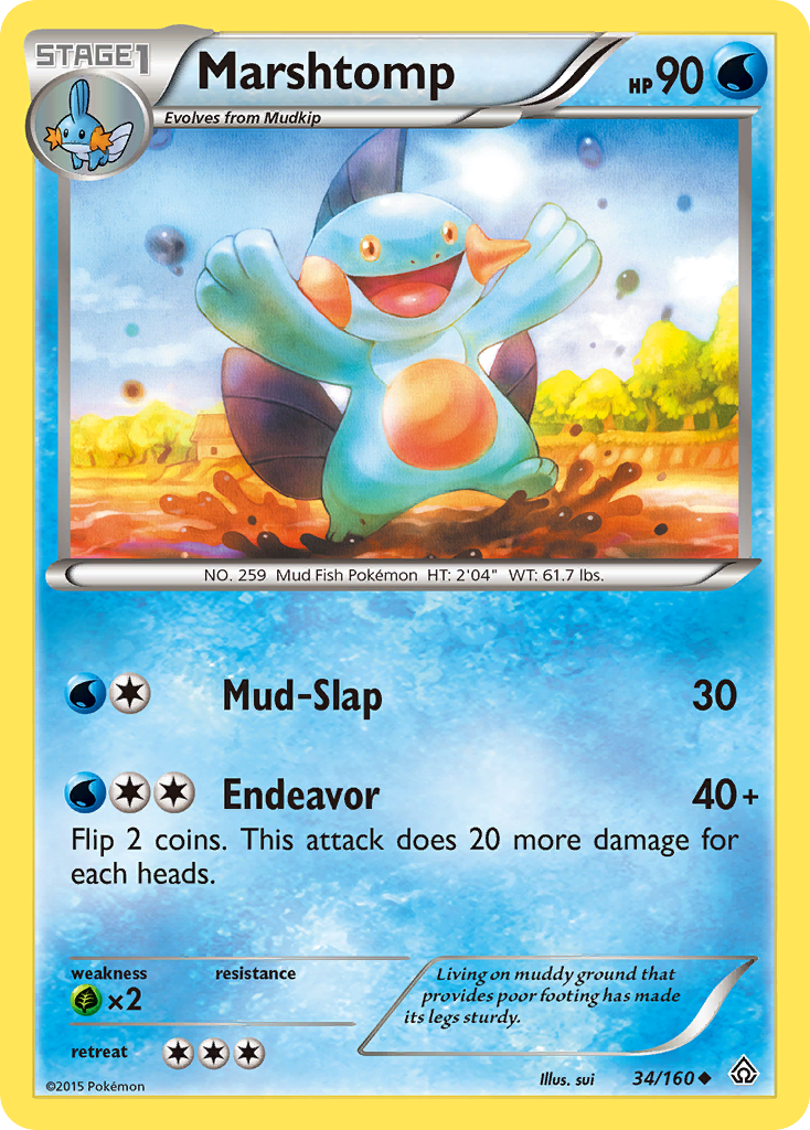 Marshtomp (34/160) [XY: Primal Clash] | I Want That Stuff Brandon