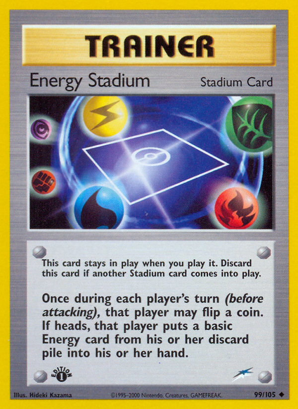 Energy Stadium (99/105) [Neo Destiny 1st Edition] | I Want That Stuff Brandon