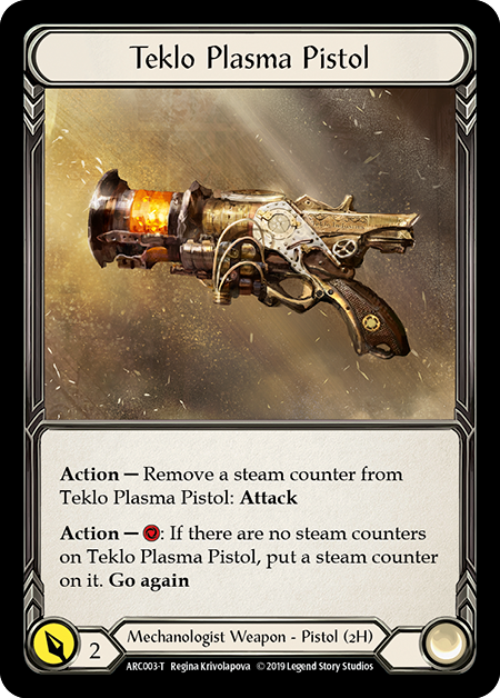 Death Dealer // Teklo Plasma Pistol [ARC040 // ARC003] (Arcane Rising)  1st Edition Normal | I Want That Stuff Brandon