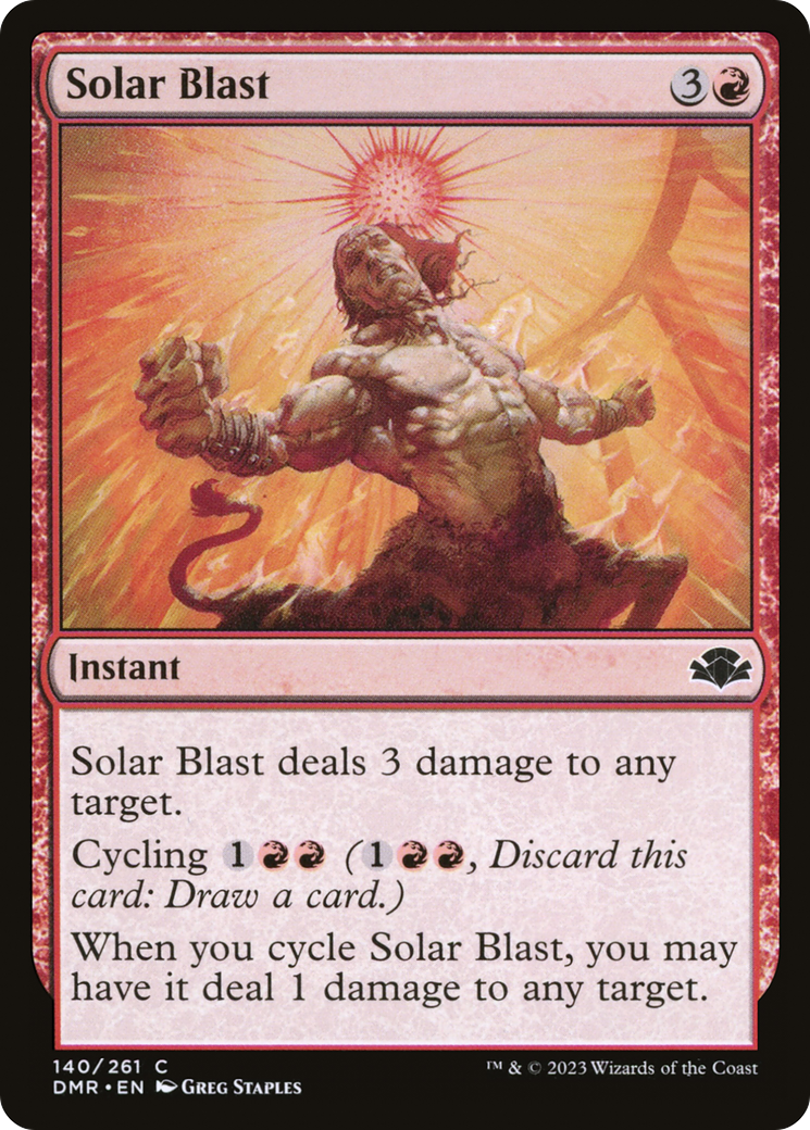 Solar Blast [Dominaria Remastered] | I Want That Stuff Brandon