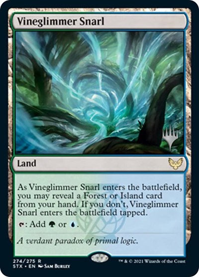 Vineglimmer Snarl (Promo Pack) [Strixhaven: School of Mages Promos] | I Want That Stuff Brandon