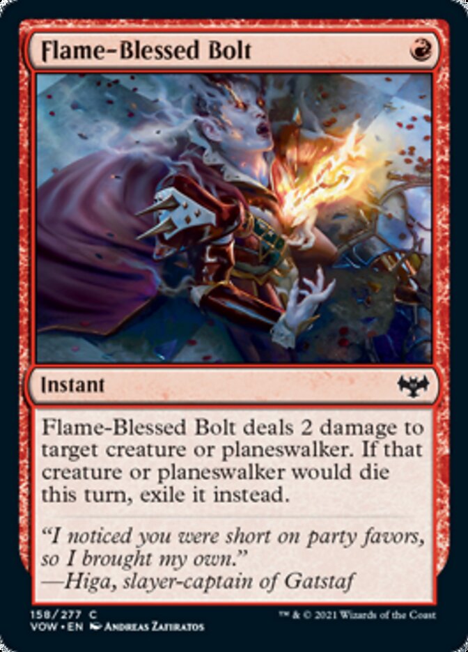 Flame-Blessed Bolt [Innistrad: Crimson Vow] | I Want That Stuff Brandon