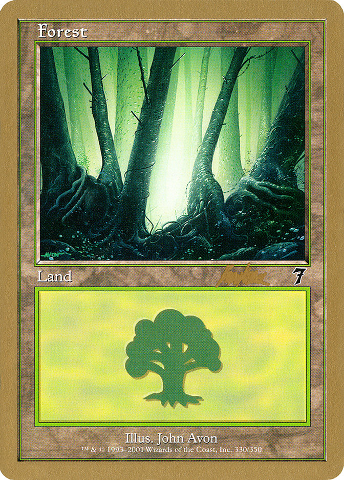 Forest (bk330) (Brian Kibler) [World Championship Decks 2002] | I Want That Stuff Brandon