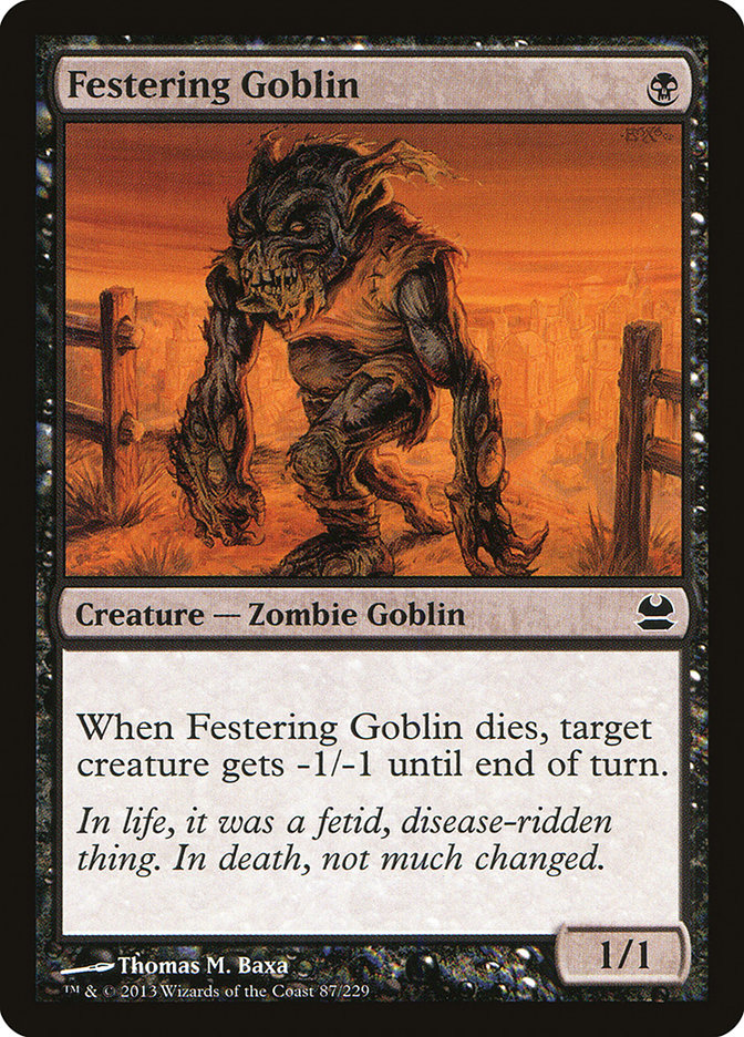 Festering Goblin [Modern Masters] | I Want That Stuff Brandon