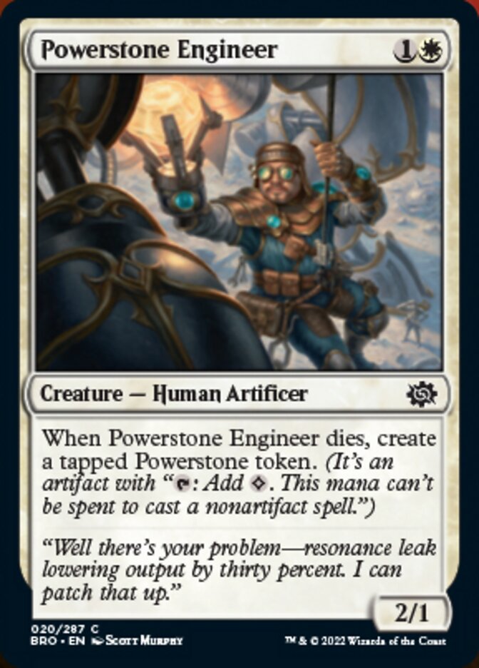 Powerstone Engineer [The Brothers' War] | I Want That Stuff Brandon