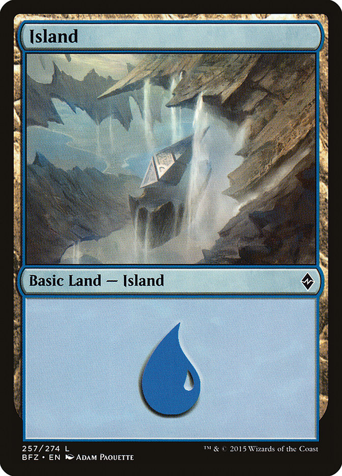 Island (257a) [Battle for Zendikar] | I Want That Stuff Brandon