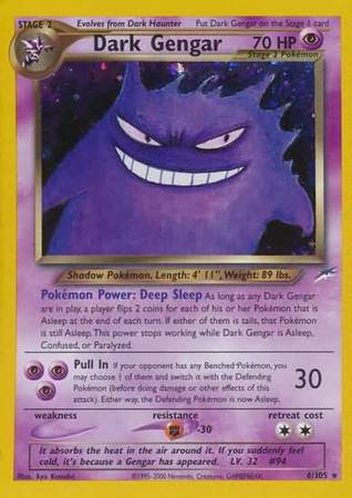 Dark Gengar (6/105) [Neo Destiny Unlimited] | I Want That Stuff Brandon