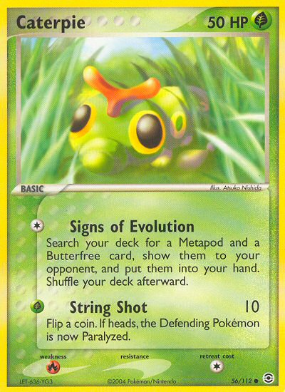 Caterpie (56/112) [EX: FireRed & LeafGreen] | I Want That Stuff Brandon