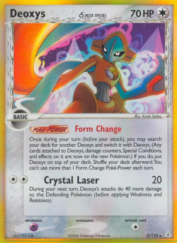 Deoxys (5/110) (Delta Species) [EX: Holon Phantoms] | I Want That Stuff Brandon