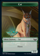 Cat // Angel Double-Sided Token [Streets of New Capenna Tokens] | I Want That Stuff Brandon