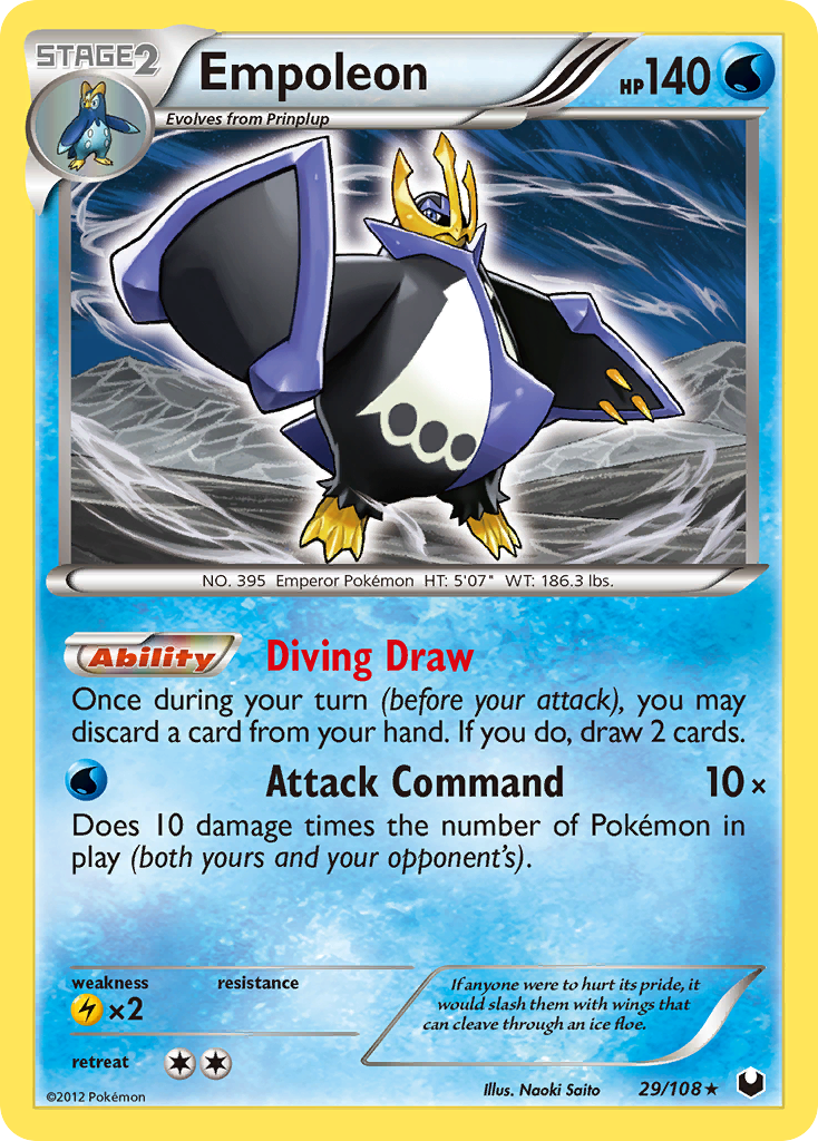 Empoleon (29/108) [Black & White: Dark Explorers] | I Want That Stuff Brandon