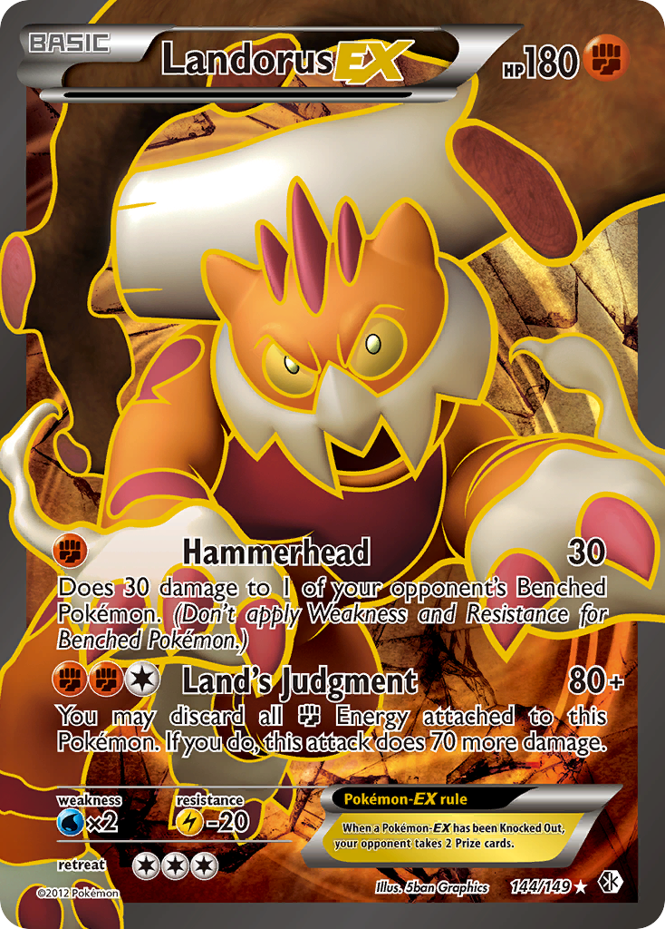 Landorus EX (144/149) [Black & White: Boundaries Crossed] | I Want That Stuff Brandon