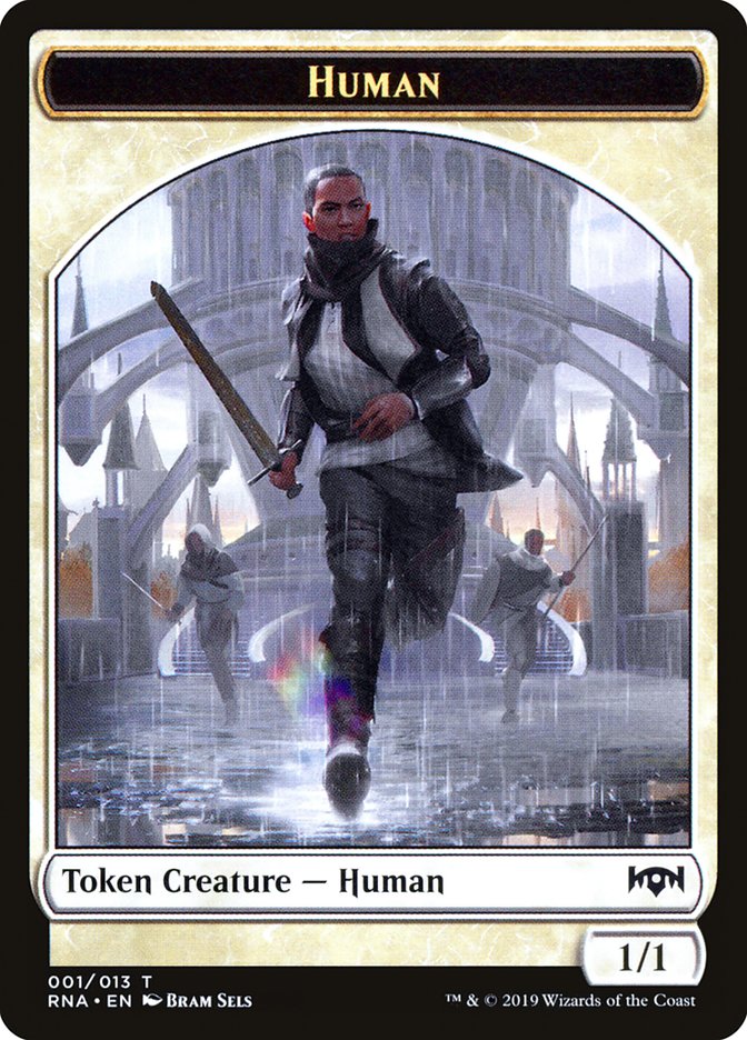 Human Token [Ravnica Allegiance Tokens] | I Want That Stuff Brandon