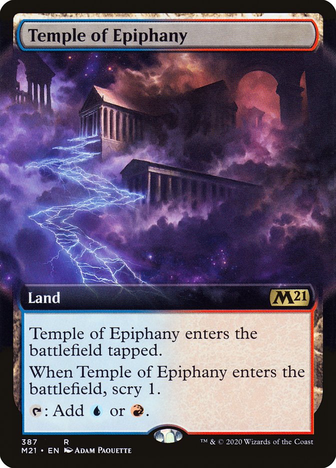 Temple of Epiphany (Extended Art) [Core Set 2021] | I Want That Stuff Brandon