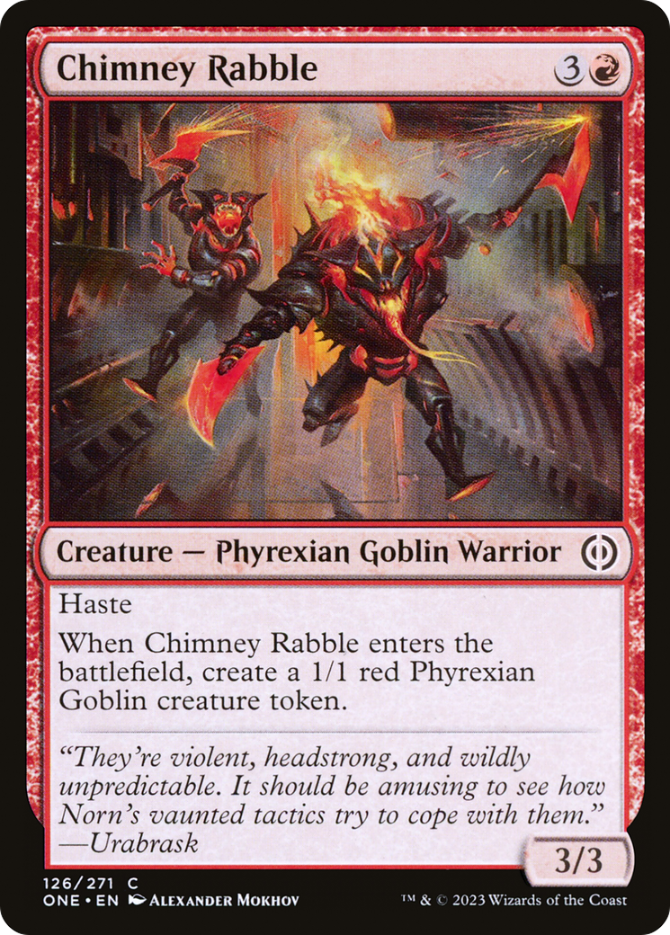 Chimney Rabble [Phyrexia: All Will Be One] | I Want That Stuff Brandon