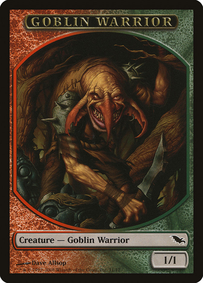 Goblin Warrior Token [Shadowmoor Tokens] | I Want That Stuff Brandon