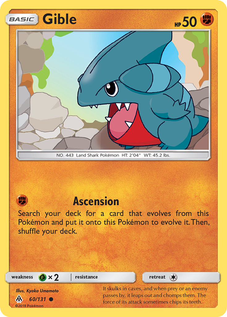 Gible (60/131) [Sun & Moon: Forbidden Light] | I Want That Stuff Brandon