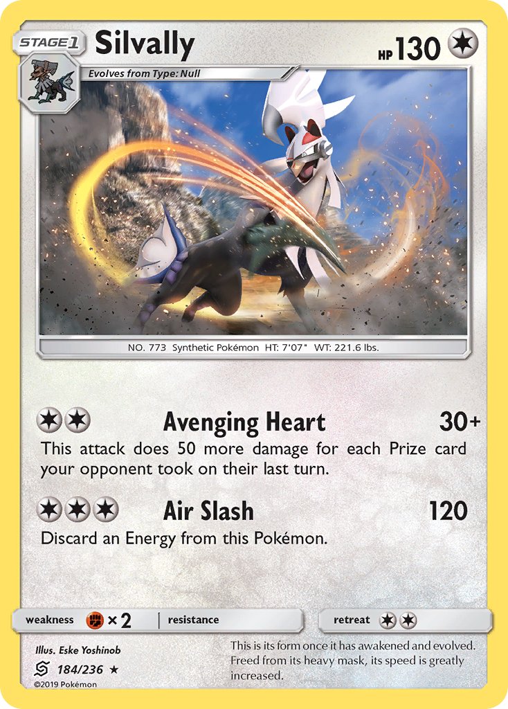 Silvally (184/236) (Theme Deck Exclusive) [Sun & Moon: Unified Minds] | I Want That Stuff Brandon