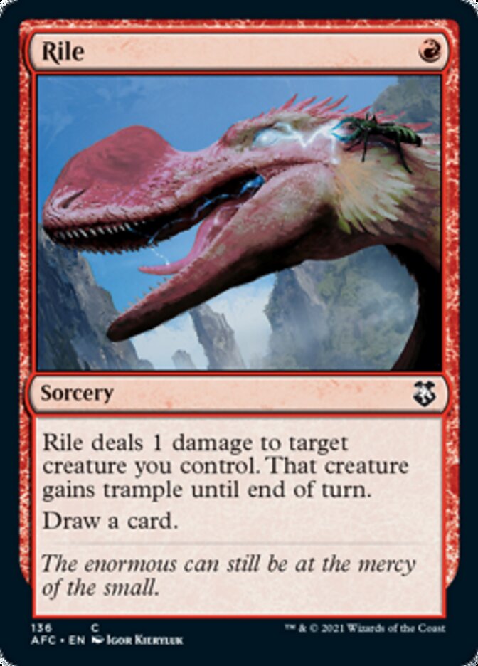 Rile [Dungeons & Dragons: Adventures in the Forgotten Realms Commander] | I Want That Stuff Brandon