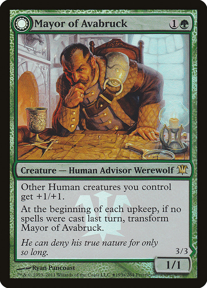 Mayor of Avabruck // Howlpack Alpha [Innistrad Prerelease Promos] | I Want That Stuff Brandon