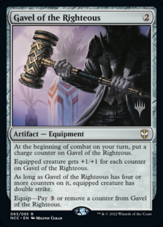 Gavel of the Righteous (Promo Pack) [Streets of New Capenna Commander Promos] | I Want That Stuff Brandon